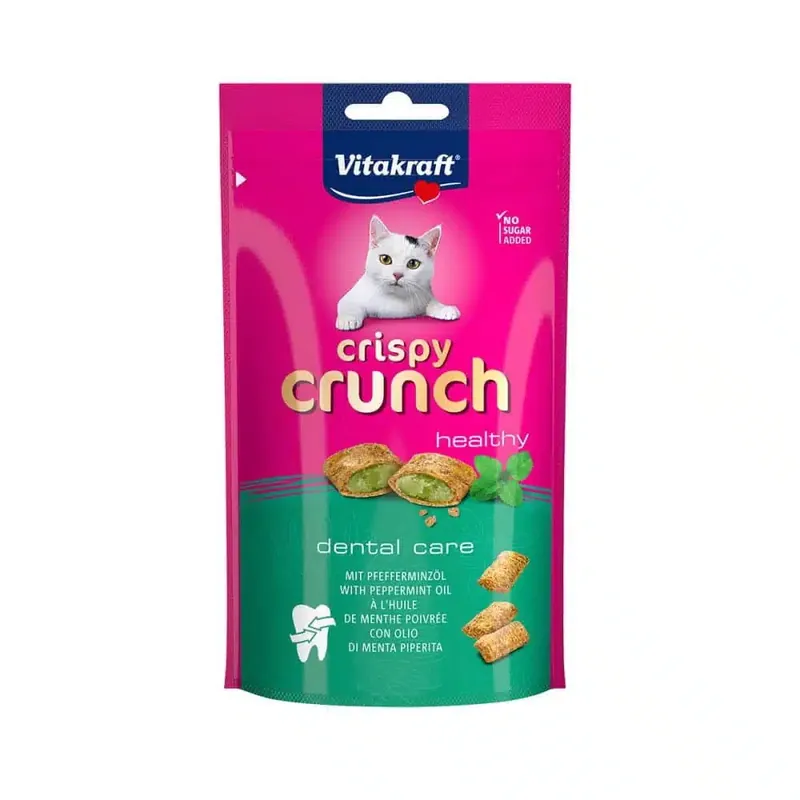 Professionell kvalitet | Vitakraft Crispy Crunch Peppermint 60g