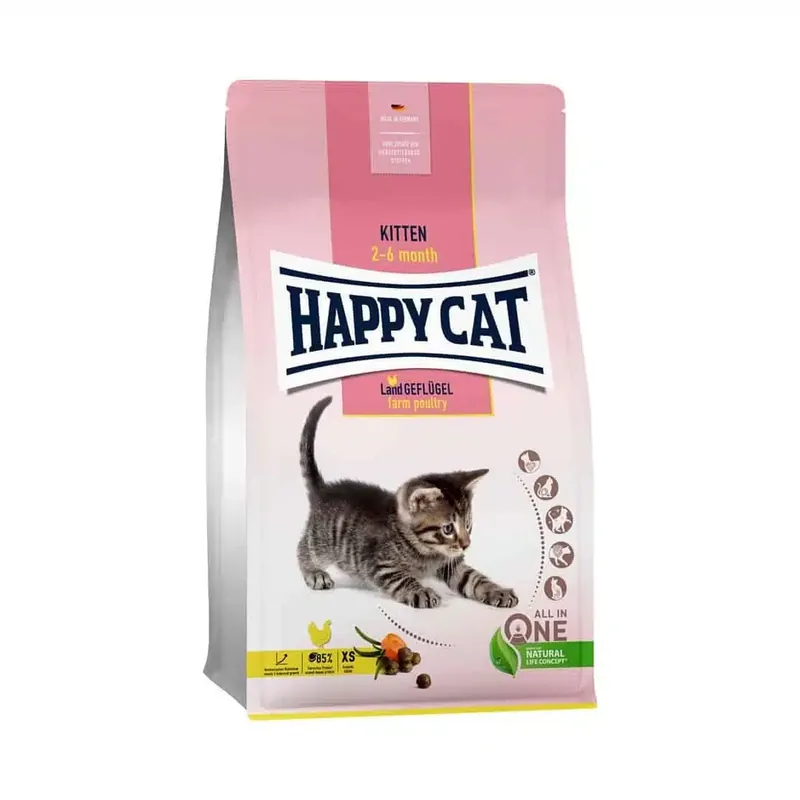 Happy Cat Kitten Farm Poultry – 300g | Premium