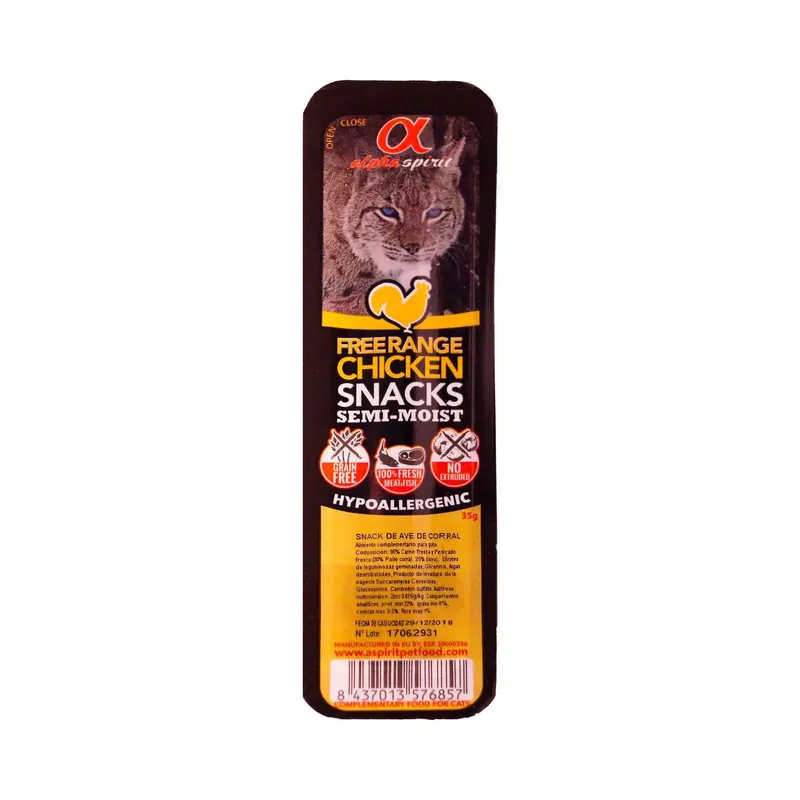 Semi-Moist Kattgodis – Kyckling / 35 g | Spara nu