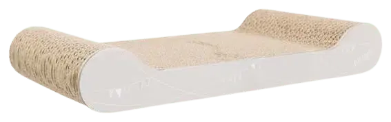 Topprodukt - Trixie Junior klösbräda papp, 38×6×18cm, ljusgrå