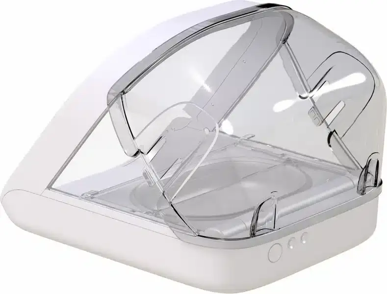Populär - Microchip Pet Feeder Sidoskydd