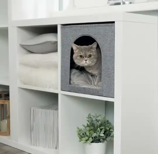 Rabatter | Cat cave Ella grå (passar Expedit och Kallax)