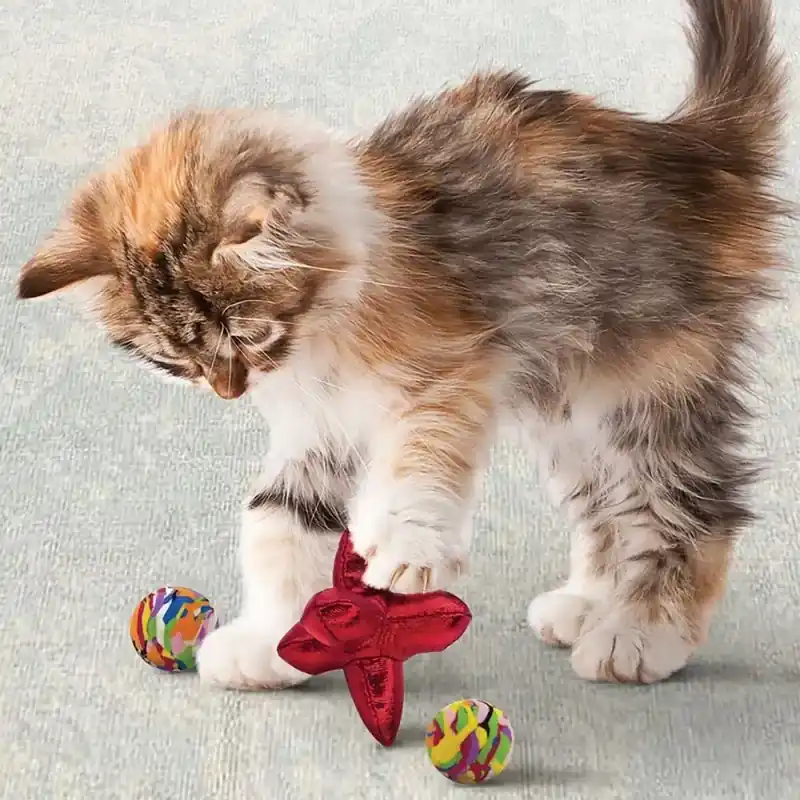 Kanonpris - KONG Cat Active Jacks 3 st