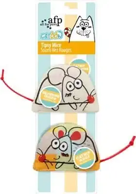 Kattleksak TIPSY MICE 2-pack | Bra pris just nu