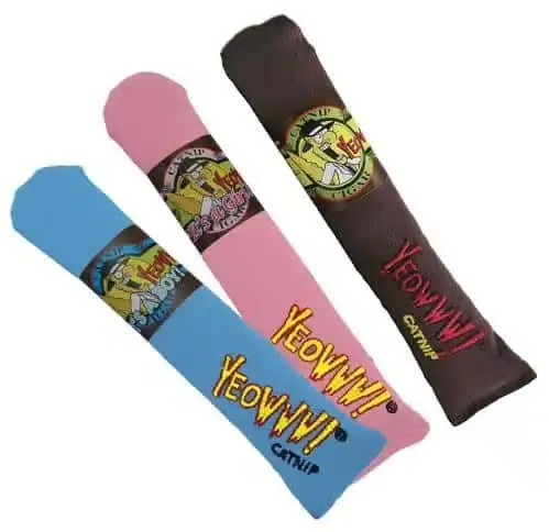 Nyhet hos oss - Yeowww Catnip Cigar Cat Toy (Blå)