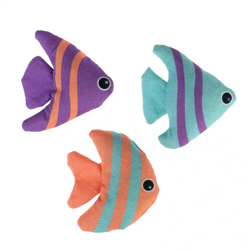 TIAKI Tropical Fish 3-pack med kattmynta – 3-pack - Reapris