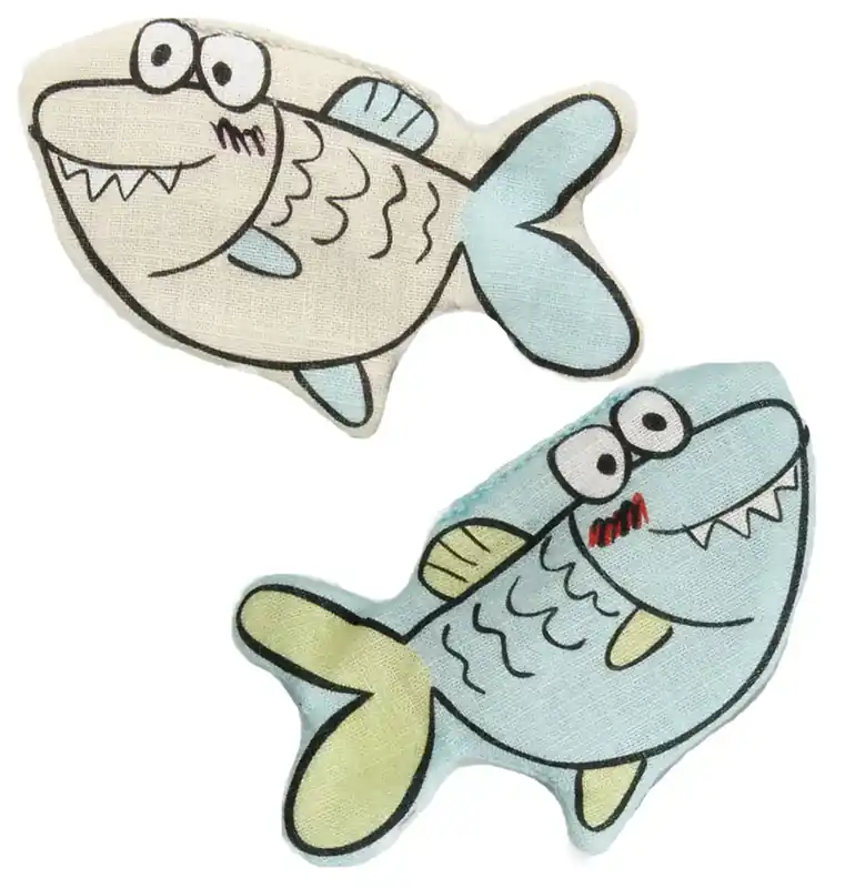 Expressfrakt | Fishes kattleksak 2-pack