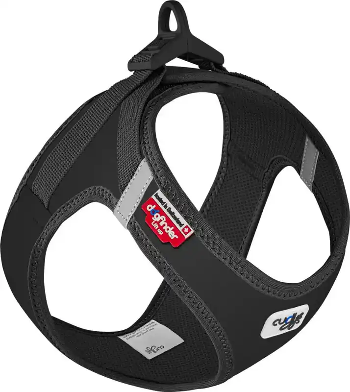 Curli Vest sele Clasp Softshell Black (XS) - Hög kvalitet
