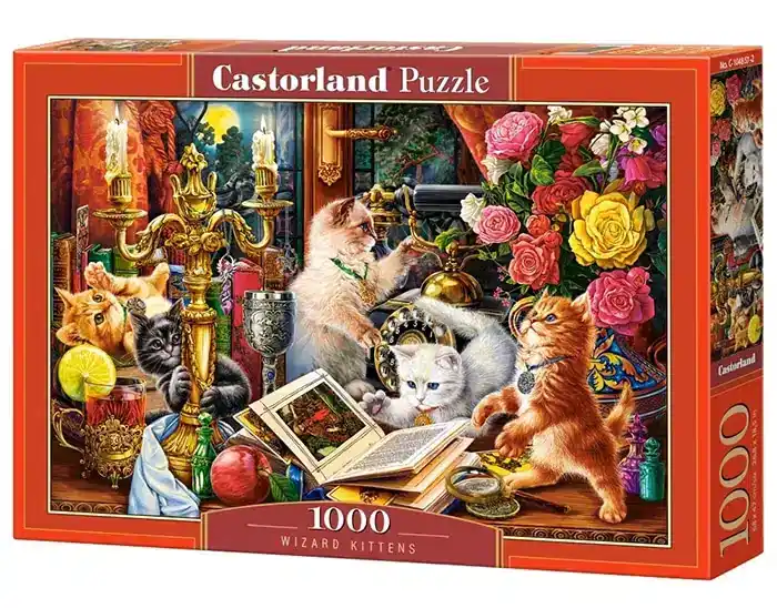 Sänkt pris | Wizard Kittens, Pussel 1000 bitar