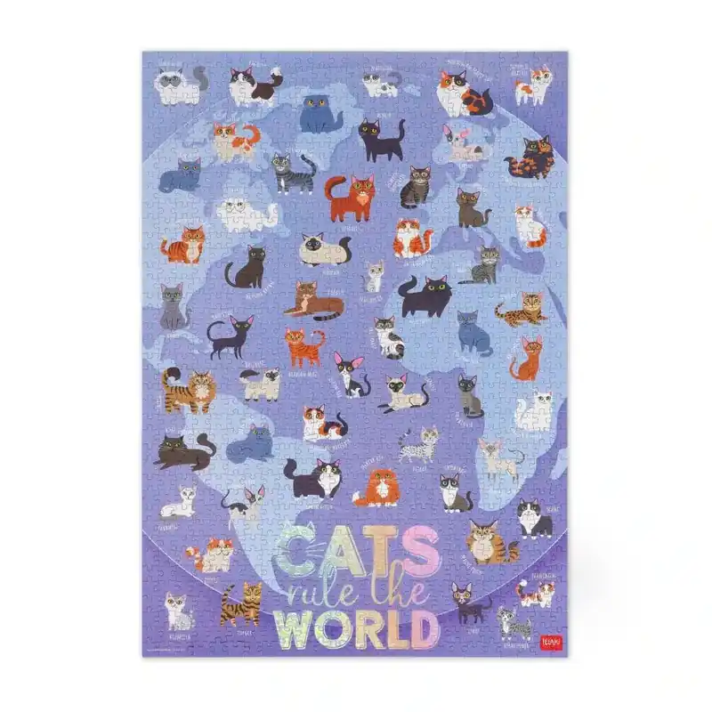Cats rule the world, pussel 1000 bitar | Väl omtyckt