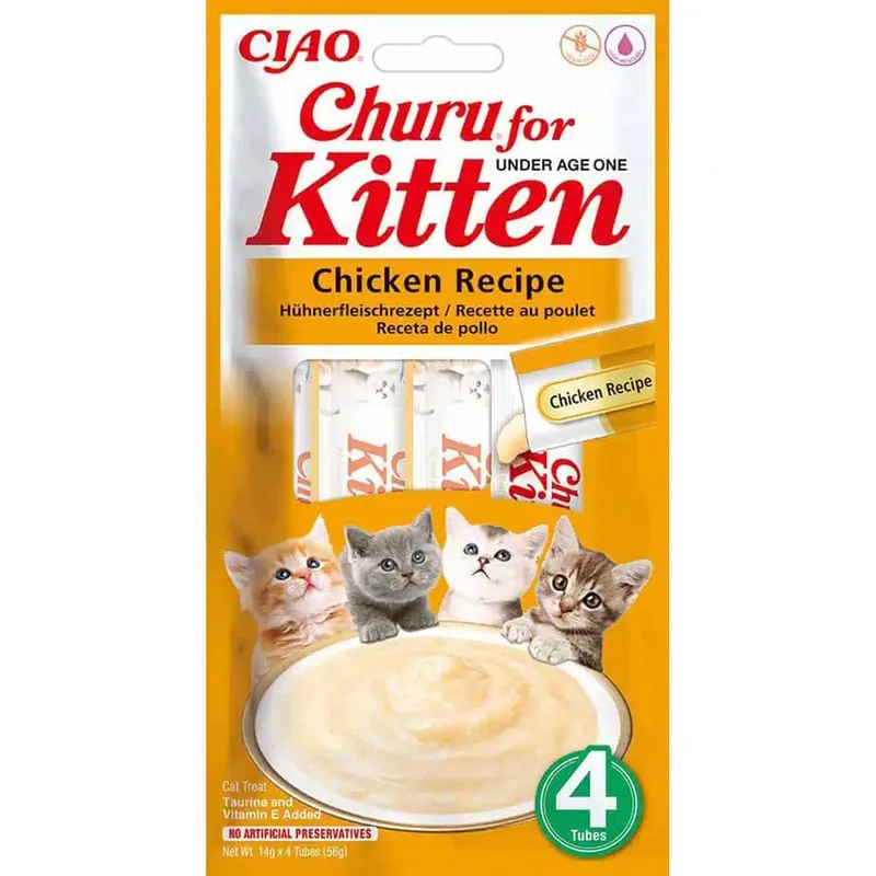 Bara denna vecka - Kattgodis Churu Kitten Kyckling