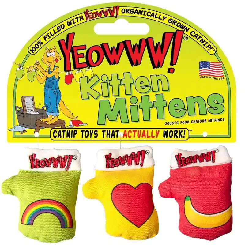 Yeowww Kitten Mitten 3-pack - Spara nu