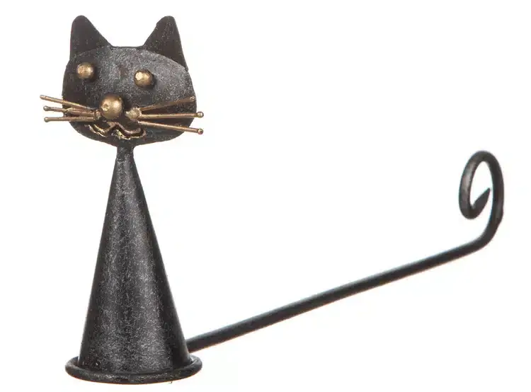 Ljussläckare katt i hamrad plåt - Efterfrågad