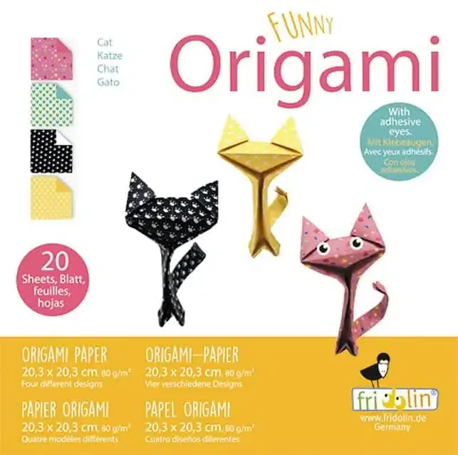 Extra rabatt - Origami Funny Cats (20 x 20 cm)