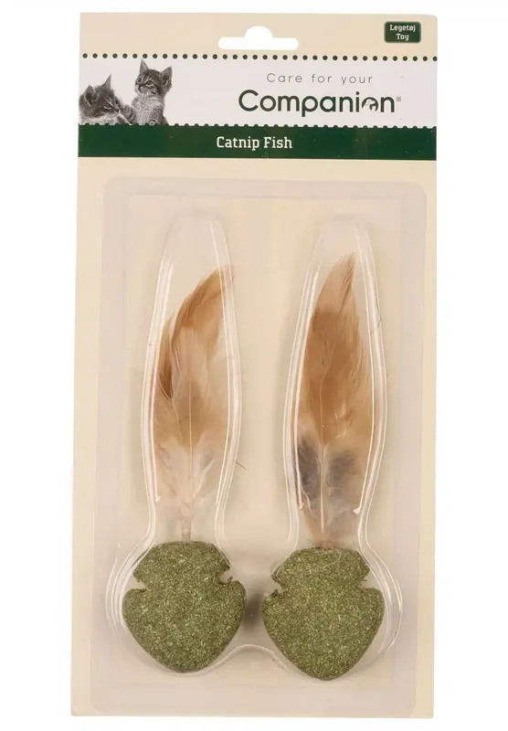 Kattleksak Catnip Fish 2-pack - Professionell kvalitet