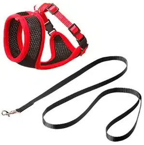 Original Harness Svart med röd söm (Large) - Enkel retur