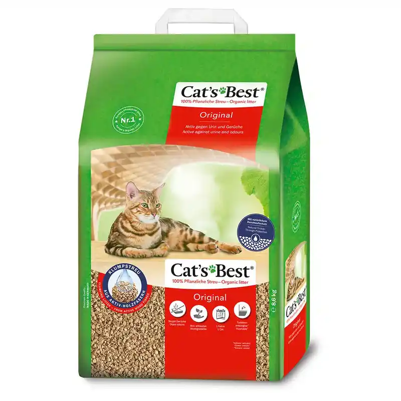 Cat’s Best Original kattströ – 20 l (ca 9 kg) - Superpris