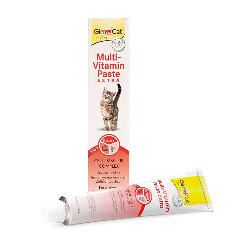 Finns i lager - GimCat Multi-Vitamin-Extra Paste – 200 g