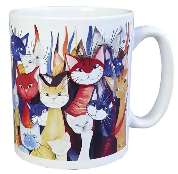 Beställ online | Mugg Mångfald kattmotiv