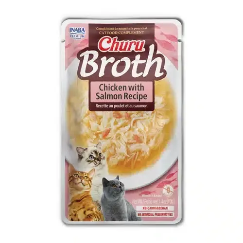 Spara nu - Churu Sidedish Broth med Kyckling och Lax