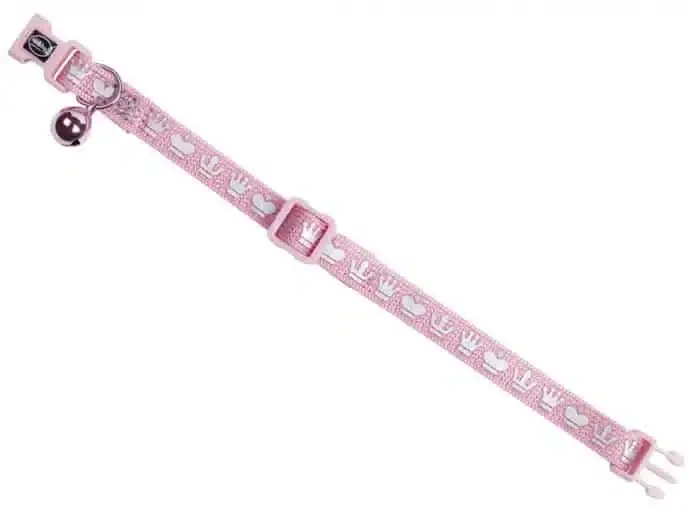 Bra pris - Katthalsband Royal rosa reflex
