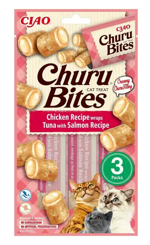 Snabb leverans - Churu Bites Chicken with Tuna & Salmon