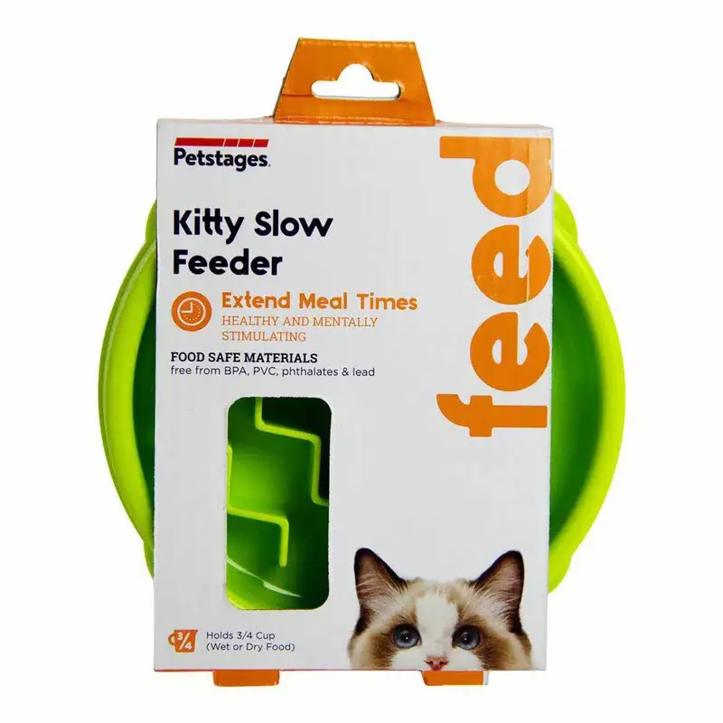 Kitty Slow Feeder till Katt – 14 cm | Passa på nu