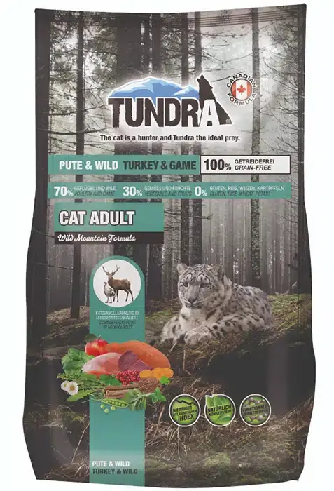 Handla säkert - Tundra kattfoder kalkon & vilt 272 g