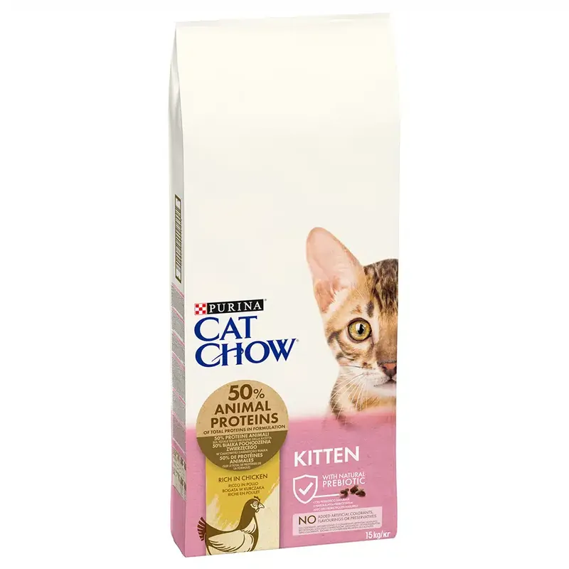 Cat Chow Kitten Chicken – 15 kg | Premiumkvalitet