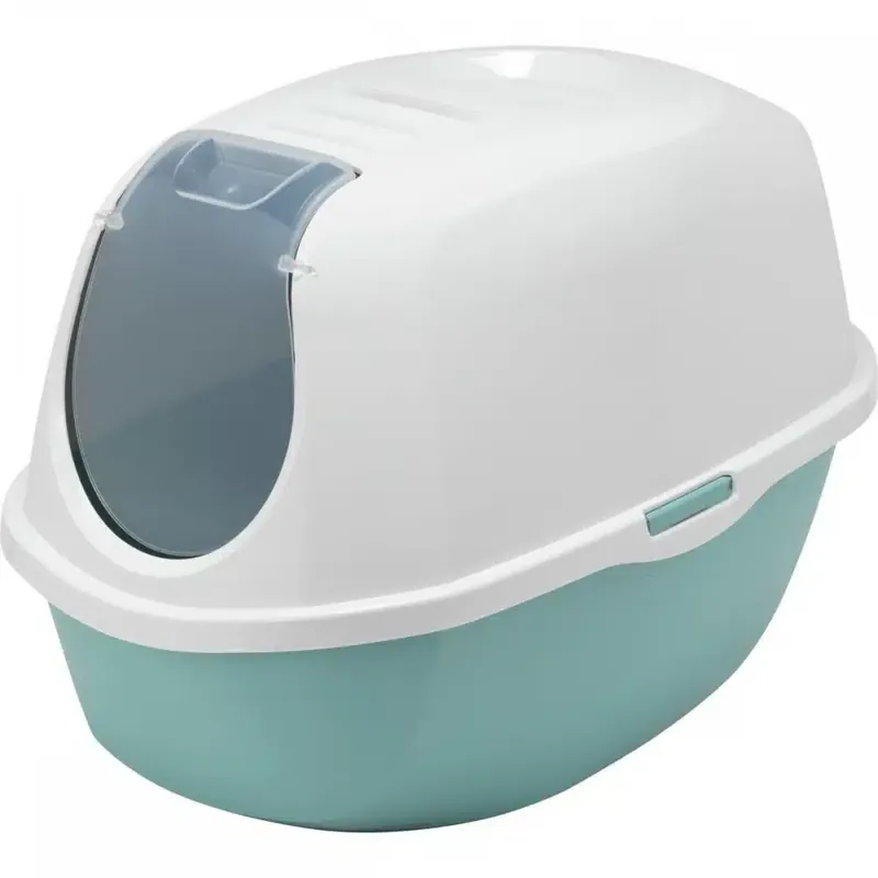 Professionell kvalitet | Moderna Smart Cat Kattlåda (Turkos)