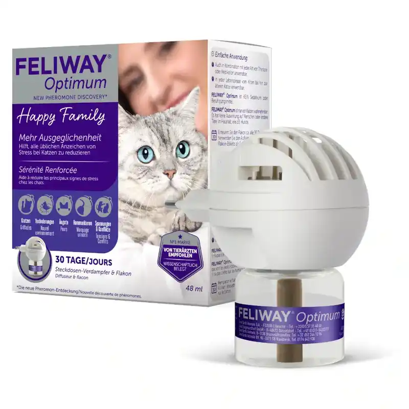 Feliway® Optimum – Tillbehör Påfyllnadsflaskor Optimum 3 x 48 ml - Rea