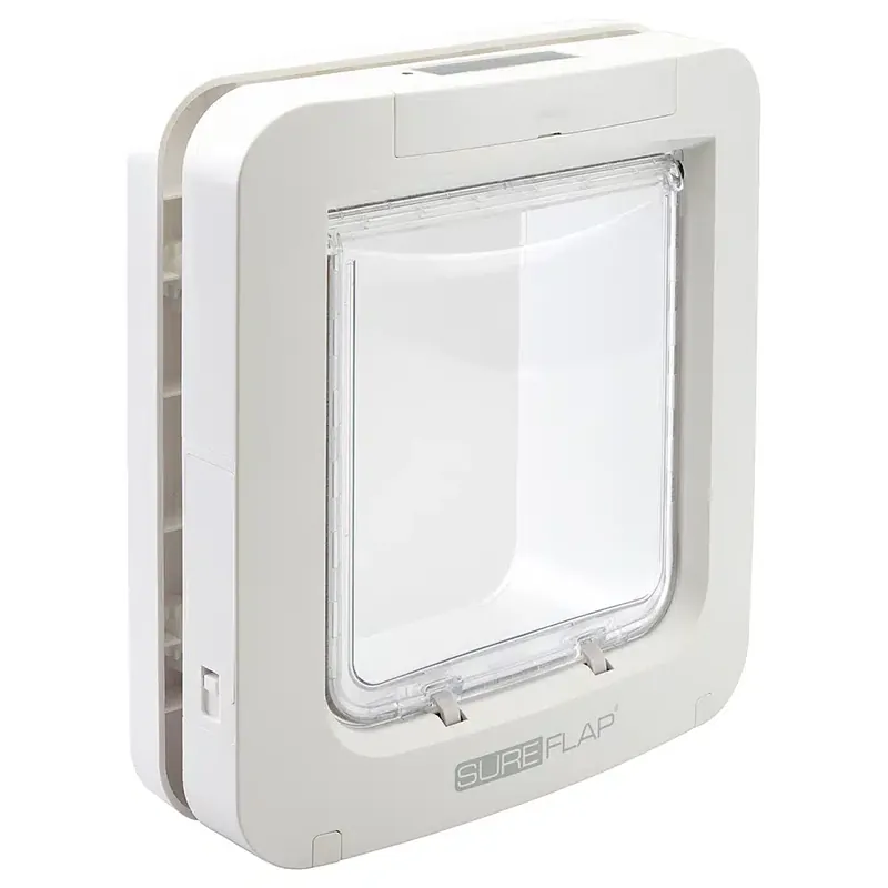 Skaffa nu | SureFlap Microchip husdjurslucka – Vit