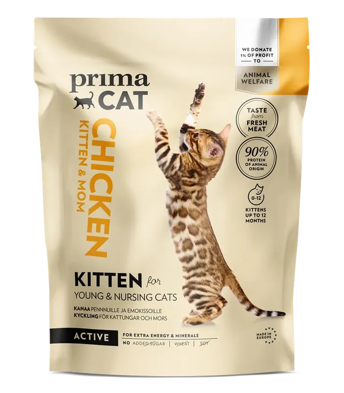 Beställ direkt | Foder med Kyckling för Kattunge – 1,4 kg