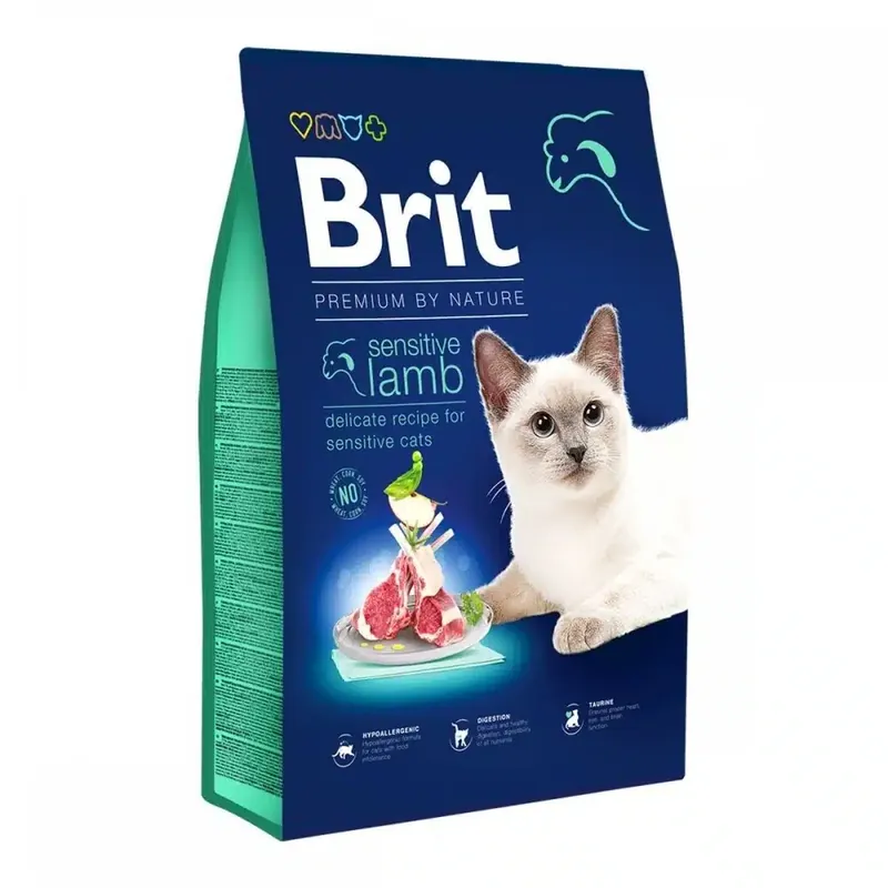 Fabrikspris | Brit Premium By Nature Cat Sensitive Lamb (1,5 kg)