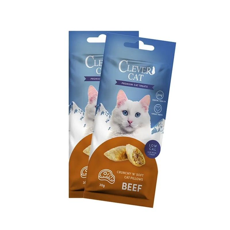 Rekommenderas - Clever Cat Pillows Kattgodis Biff 30 g