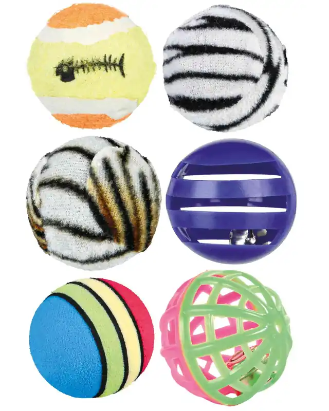 Bollar mix 6-pack kattleksak - Kundernas favorit