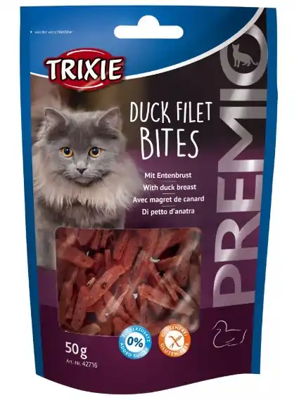 Kattgodis premio duck filet bites - Toppkvalitet