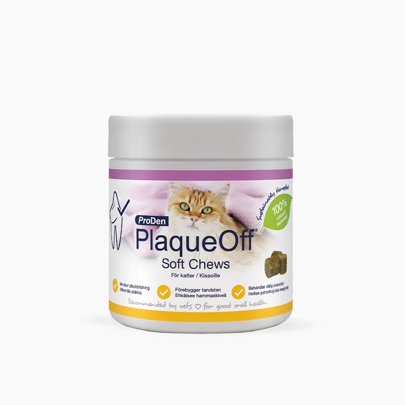 ProDen PlaqueOff® Soft Chews - Katt | Premiumkvalitet