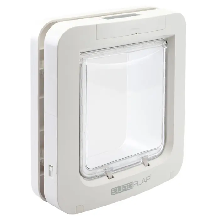 Topprodukt - Kattlucka Sureflap microchip XL vit