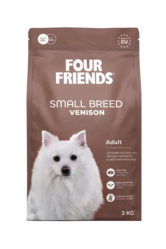 Small Breed Venison Torrfoder till Hund - 2 kg - Slutrea