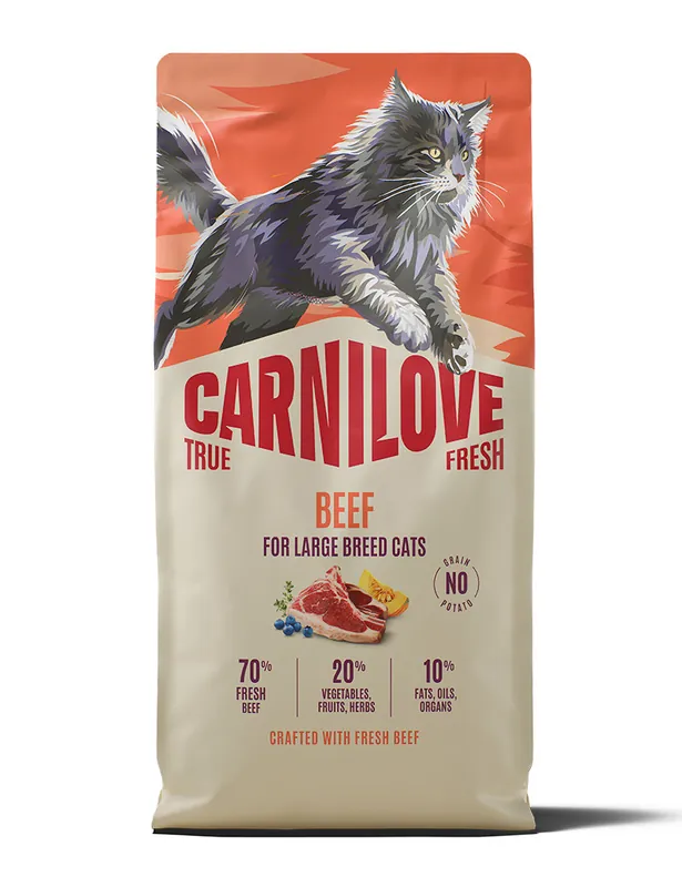 Superpris - True Fresh Beef for Adult Large Breeds Torrfoder för Katt - 6 kg