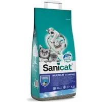 Kampanjpris - Sanicat Clumping Multicat - 12 l