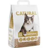 Kampanjpris - Catural Natural kattsand - 8 l