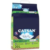 Catsan Naturelle Plus kattsand - 20 l - Gratis retur