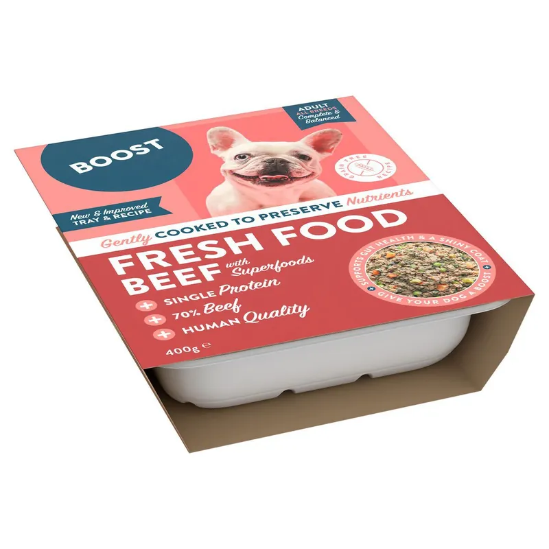 Boost Fresh Beef Färskfoder till Hund 400 g - Efterfrågad