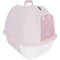 Nyligen lanserat - TIAKI Pixie kattlåda med tak - Rosa