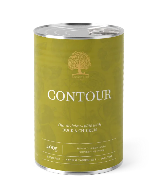 Essential Contour Paté Hundfoder - 6 x 400 g - Slutrea