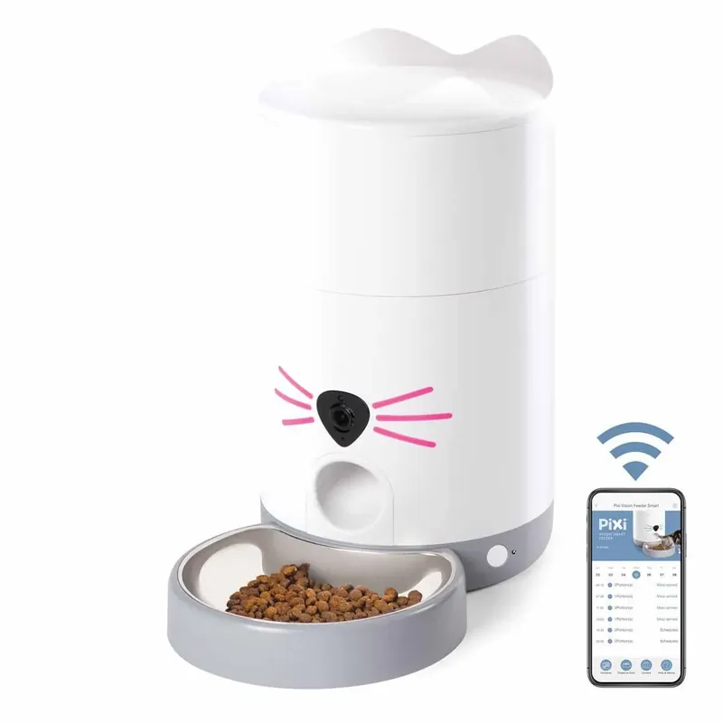 Catit Pixi Vision Smart Feeder Foderautomat - Vit/Rosa - Utförsäljning