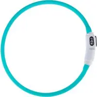 Rekommenderas | TIAKI USB LED Small lysande silikonring - Turkos