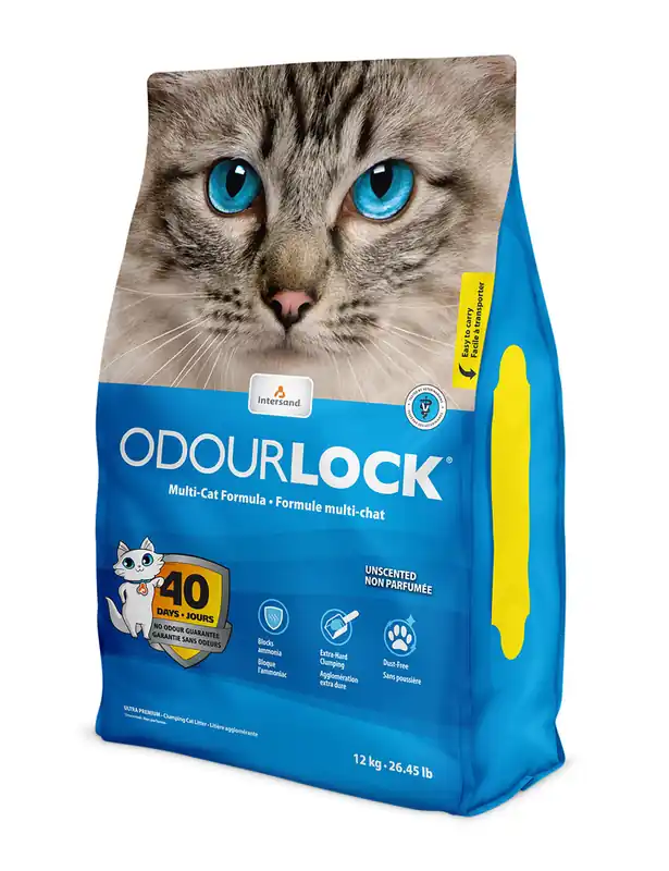 ODOURLOCK parfymfritt kattströ - 12 kg | Outlet